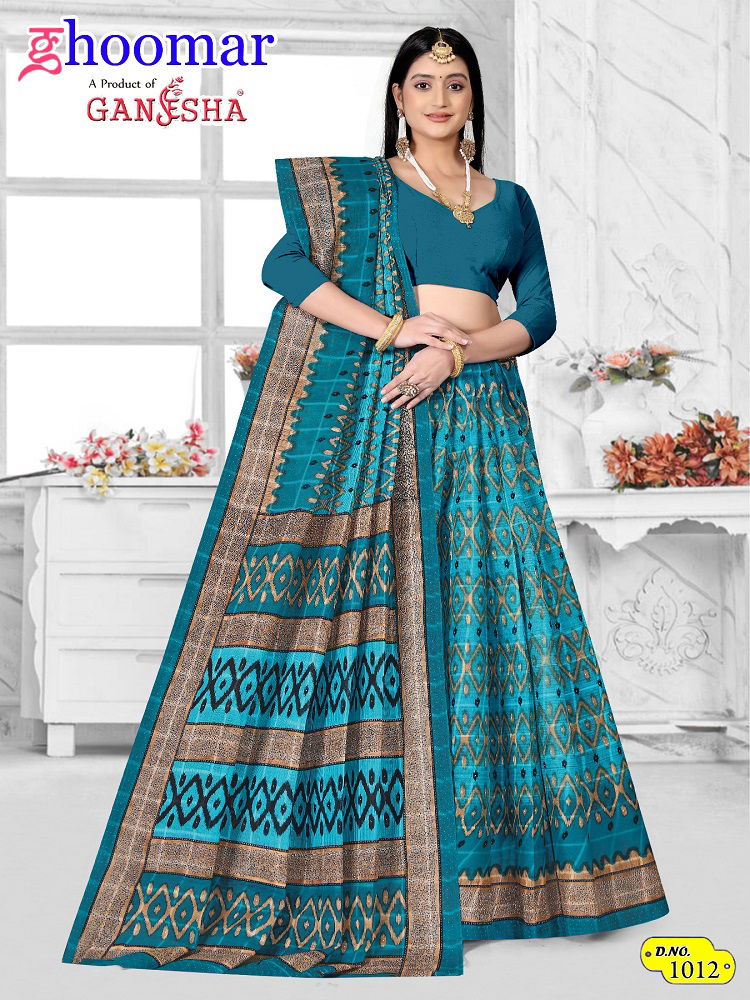 Ganesha Vol 1 By Ghoomar Daily Wear Cotton Sarees Wholesale Market In Surat